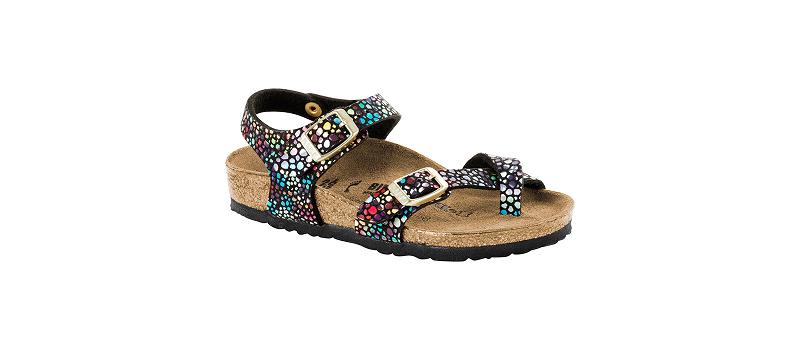 Taormina Birkenstock Microfibre Narrow Detske Čierne | SK 465HAP